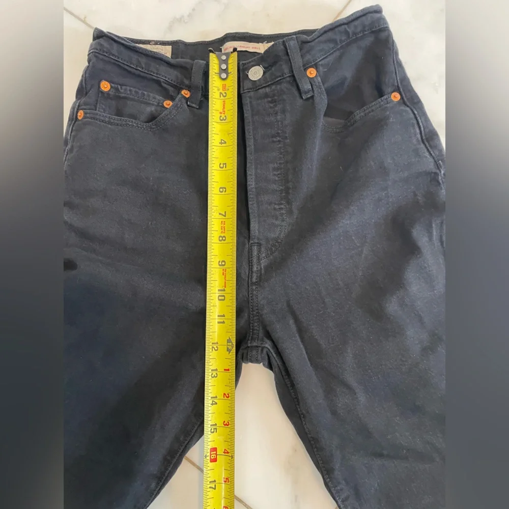 Levi's Women's Straight Leg Jeans - Black - Picture 4 of 8